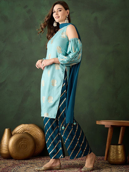 Dhiyona SN Women's Printed Straight Kurta Set