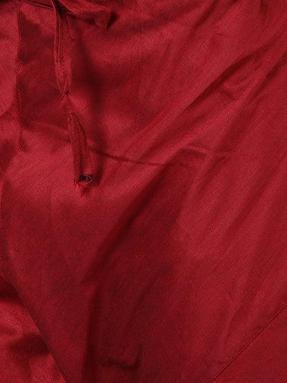 Men's Pink Cotton Blend Straight Kurta Pyjama Set