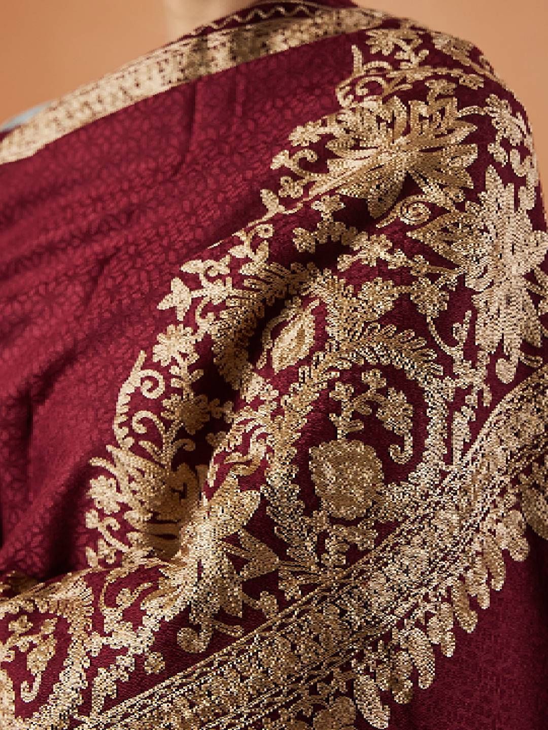 Dhiyona PA Vasant Aari Paisley Embroidered Shawl