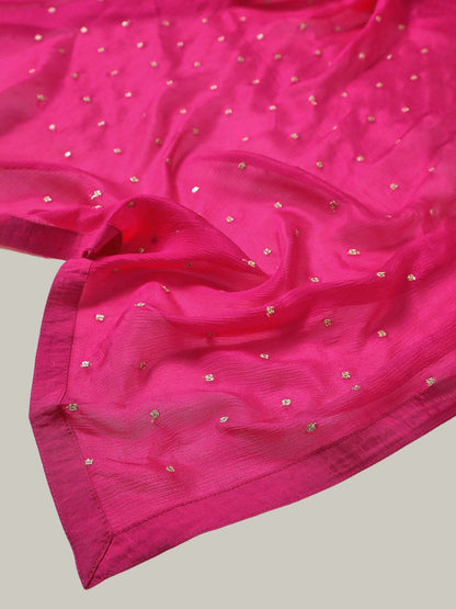 Dhiyona SO Women's Ethnic Motifs Printed Zardozi Straight Kurta & Sharara With Dupatta