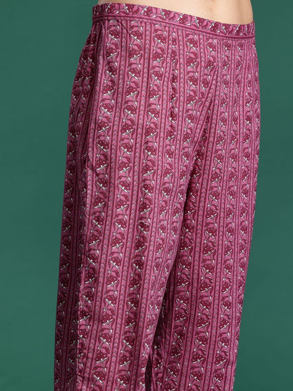 Women Paisley Printed Regular Pure Cotton Kurta with Trousers
