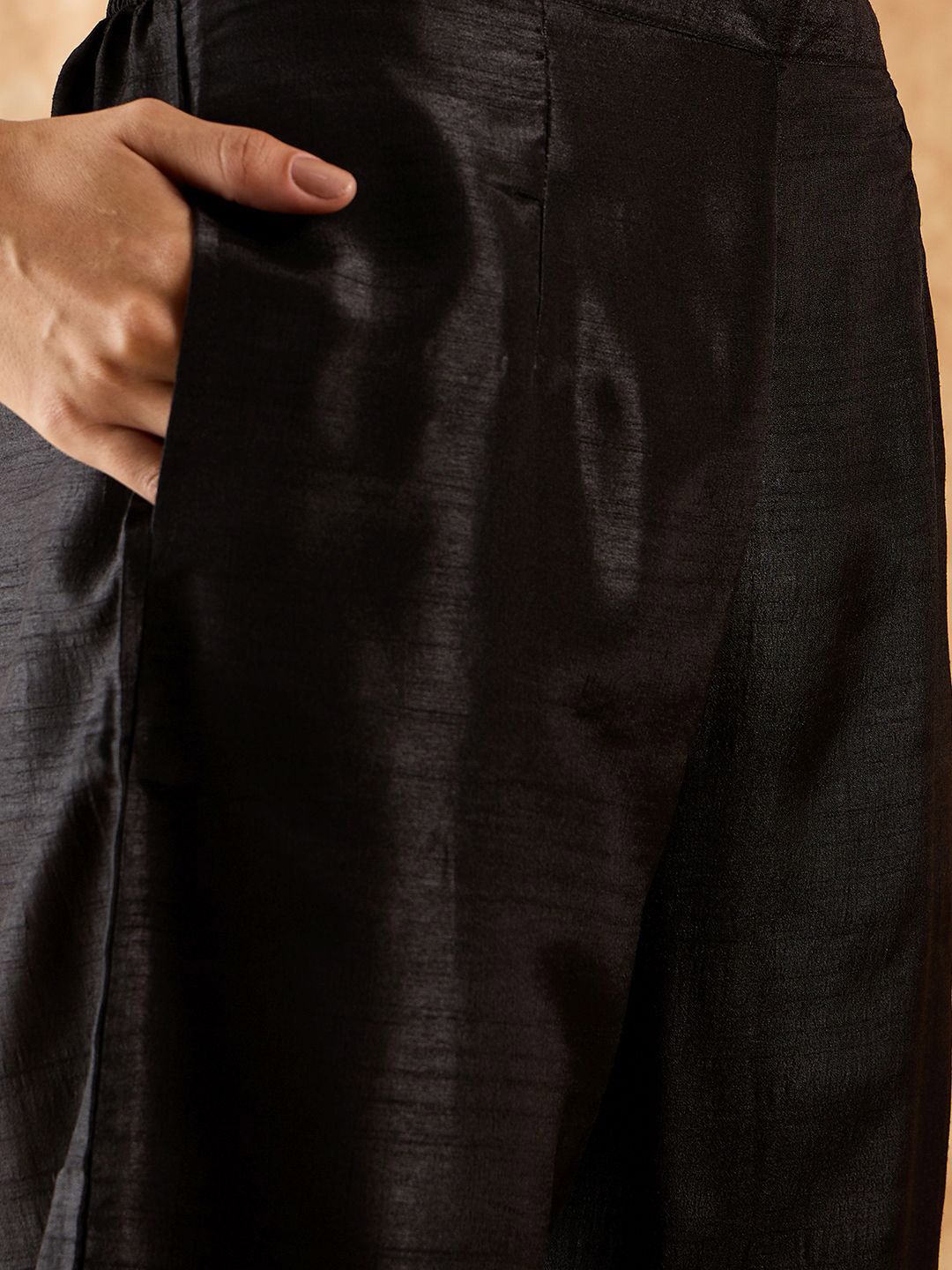 Floral Printed Straight Gotta Patti Kurta with Trousers & Dupatta