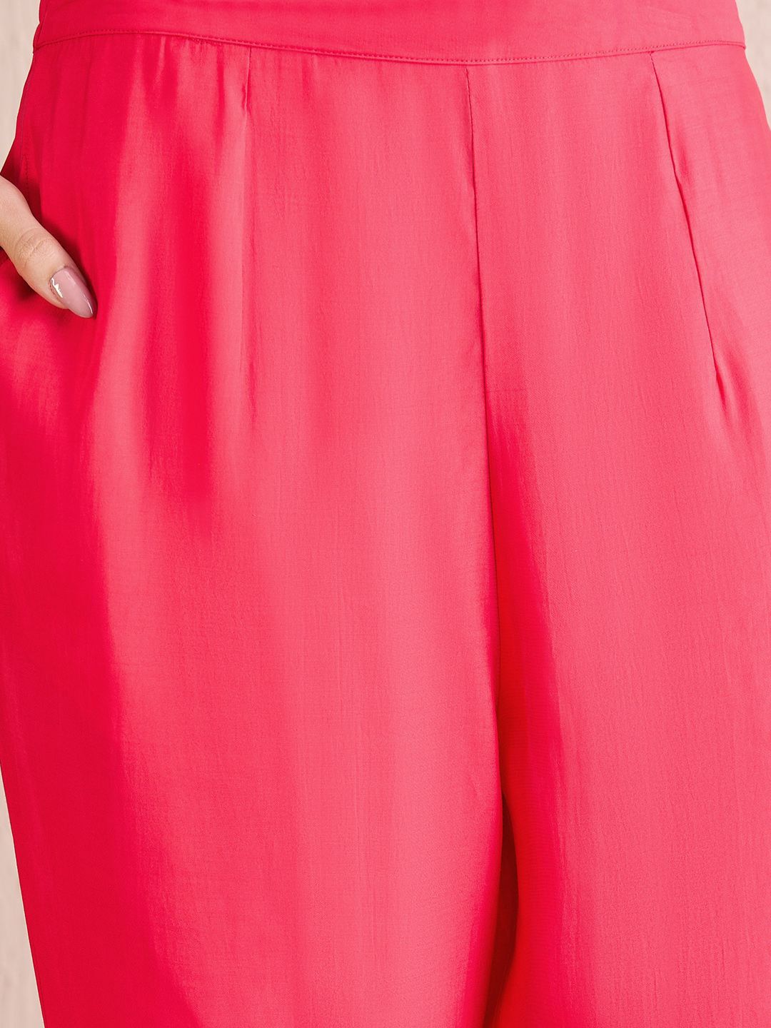 Women Embroidered Regular Sequinned Kurta with Trousers & With Dupatta