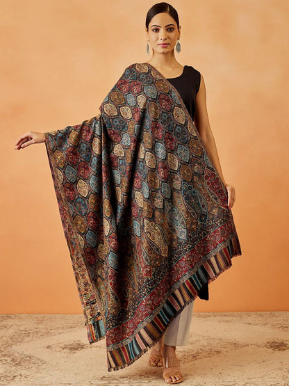 Dhiyona PA Women Paisley Woven Design Shawl