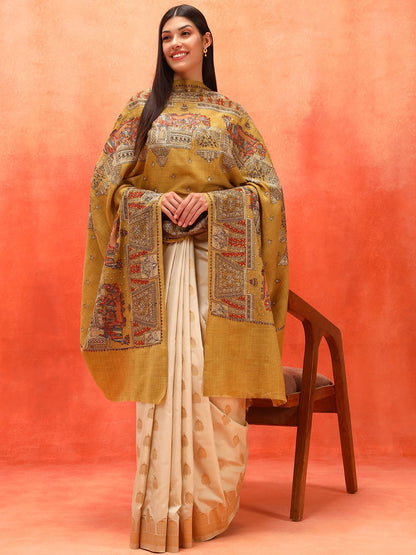 Dhiyona PA Paisley Embroidered Shawl