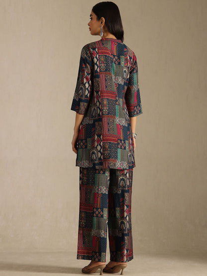 Dhiyona SO Women's Women Ethnic Motifs Printed Kurta with Palazzo