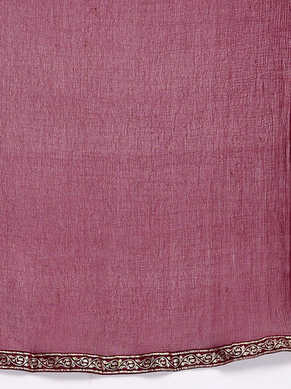 Dhiyona SN Women's Embroidered Straight Kurta With Palazzos & Dupatta