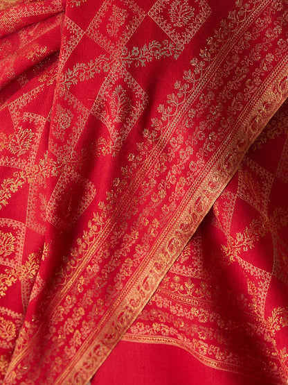 Dhiyona PA Geometric Woven Design Shawl