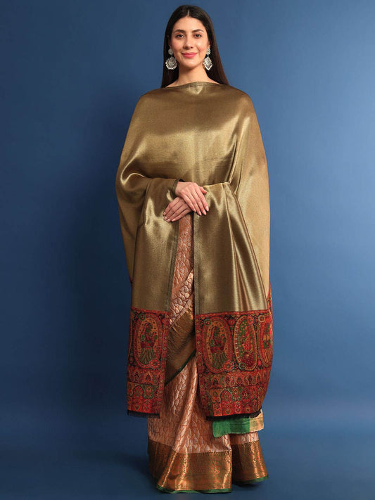 Dhiyona PA Ethnic Motifs Woven Design Woollen Shawl