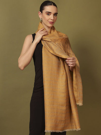 Dhiyona PA Checked Woven Design Shawl
