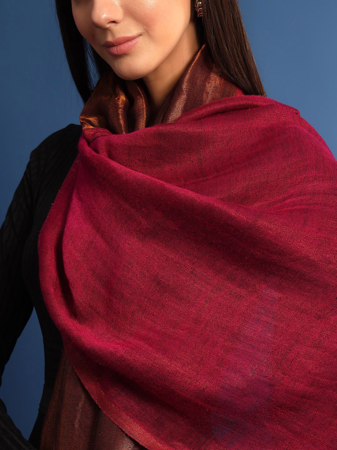 Dhiyona PA Woven Design Woollen Shawl