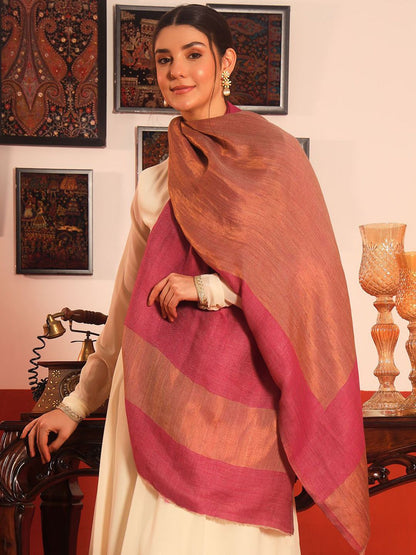 Dhiyona PA Aabzar Reversible Zari Woolen Shawl