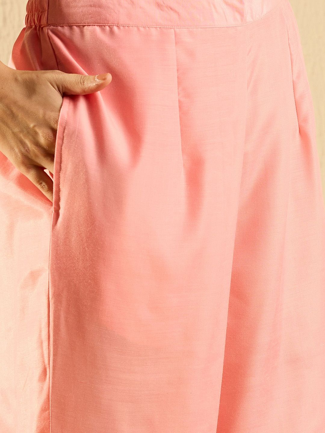 Floral Woven Design Straight Kurta With Trousers & Dupatta