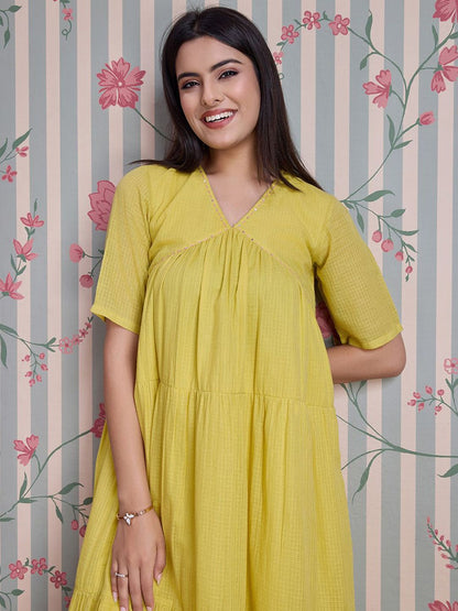 Dhiyona OD  Pure Cotton Anarkali Kurta with Trousers