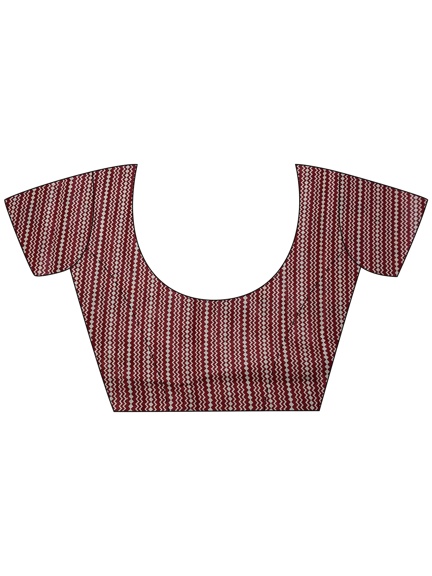 Women's Manipuri Silk Cream Printed Designer Saree With Blouse Piece