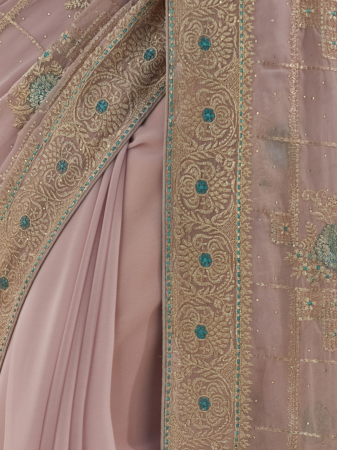 Dhiyona KS Women's Embellished Embroidered Saree