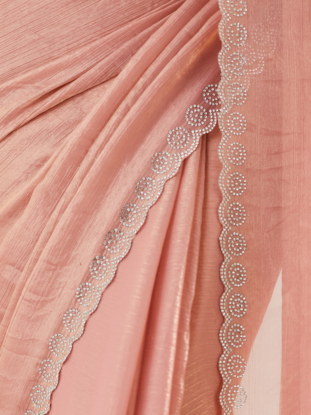 Dhiyona KS Women's Beads and Stones Silk Blend Saree