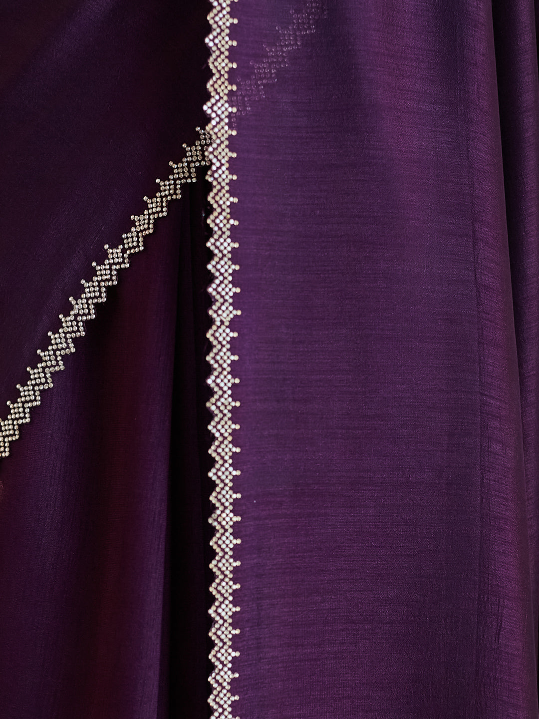 Dhiyona KS Women's Beads and Stones Silk Blend Saree