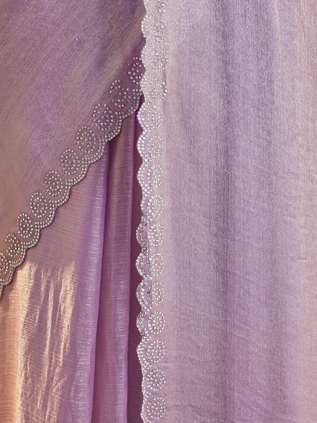 Dhiyona KS Women's Beads and Stones Silk Blend Saree