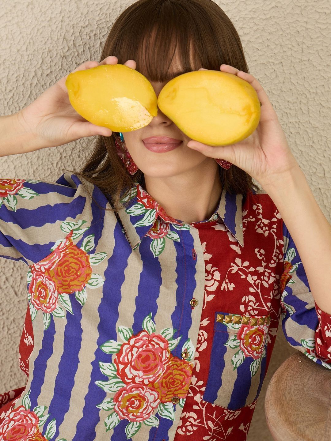 Women Floral Printed Regular Pure Cotton Kurta with Trousers