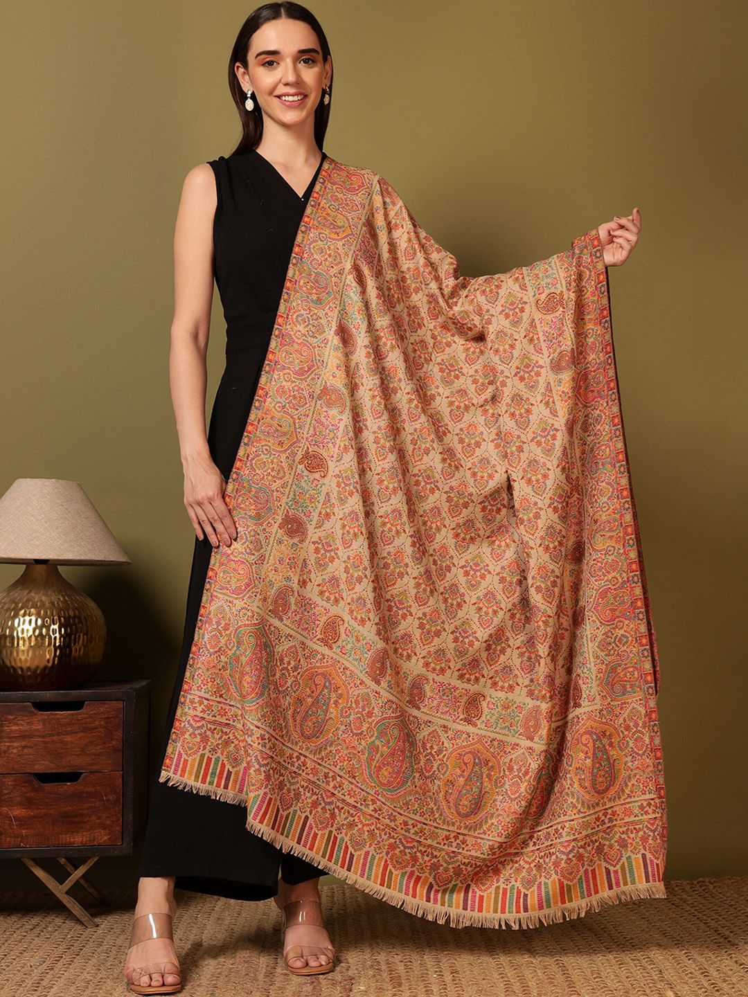 Dhiyona PA Paisley Woven Design Shawl