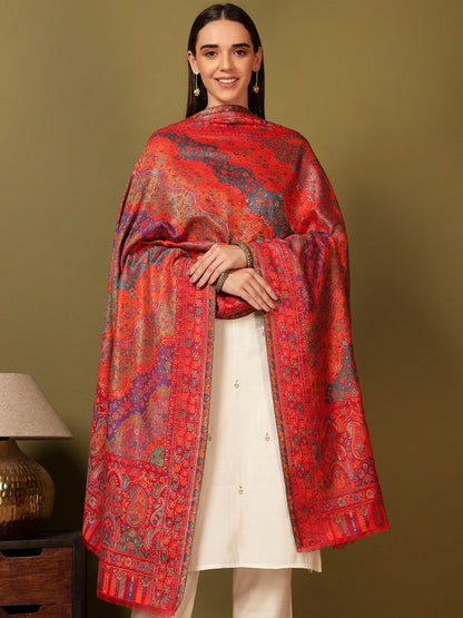 Dhiyona PA Paisley Woven Design Woolen Shawl