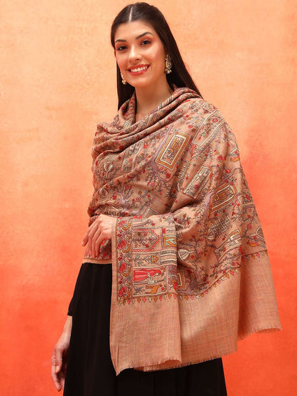 Dhiyona PA Floral Embroidered Arwina Shawl