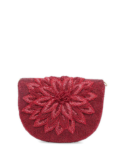 Dhiyona NR Embroidered Foldover Clutch