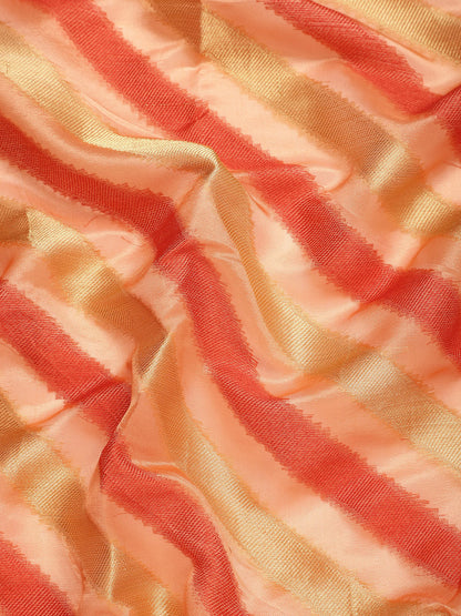 Dhiyona GR Women's Manvika Melon Orange Organza Saree