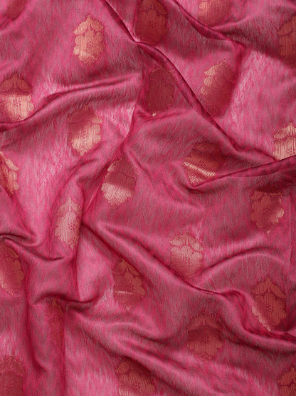 Dhiyona GR Women's Meera Magenta Pink Silk Blend Saree