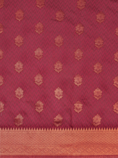 Dhiyona GR Women's Meera Magenta Pink Silk Blend Saree
