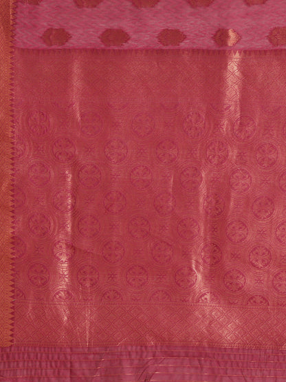 Dhiyona GR Women's Meera Magenta Pink Silk Blend Saree