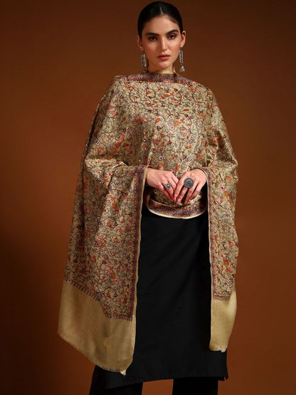 Dhiyona PA Women Floral Embroidered Shawl