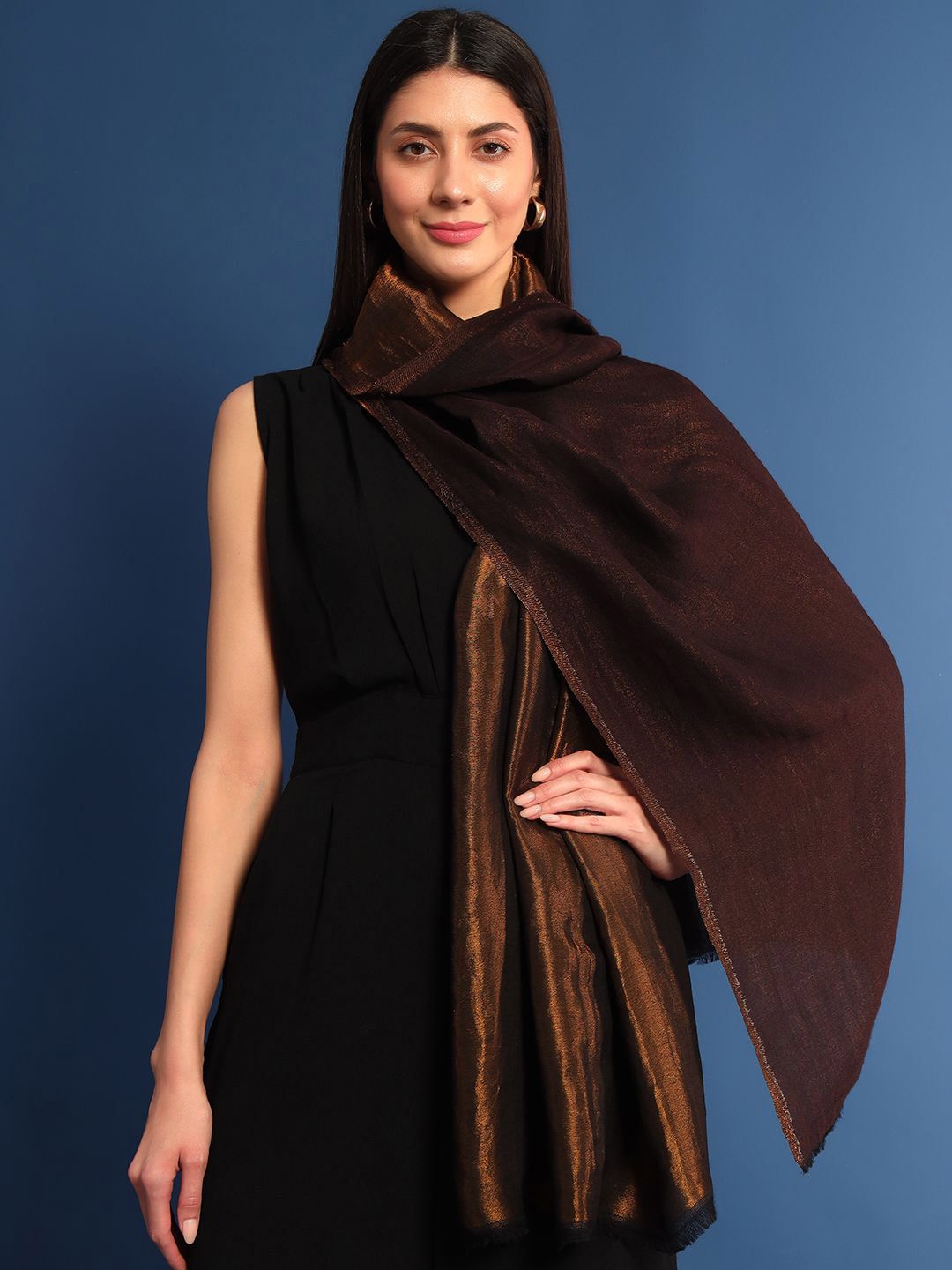 Dhiyona PA Woven Design Woollen Shawl