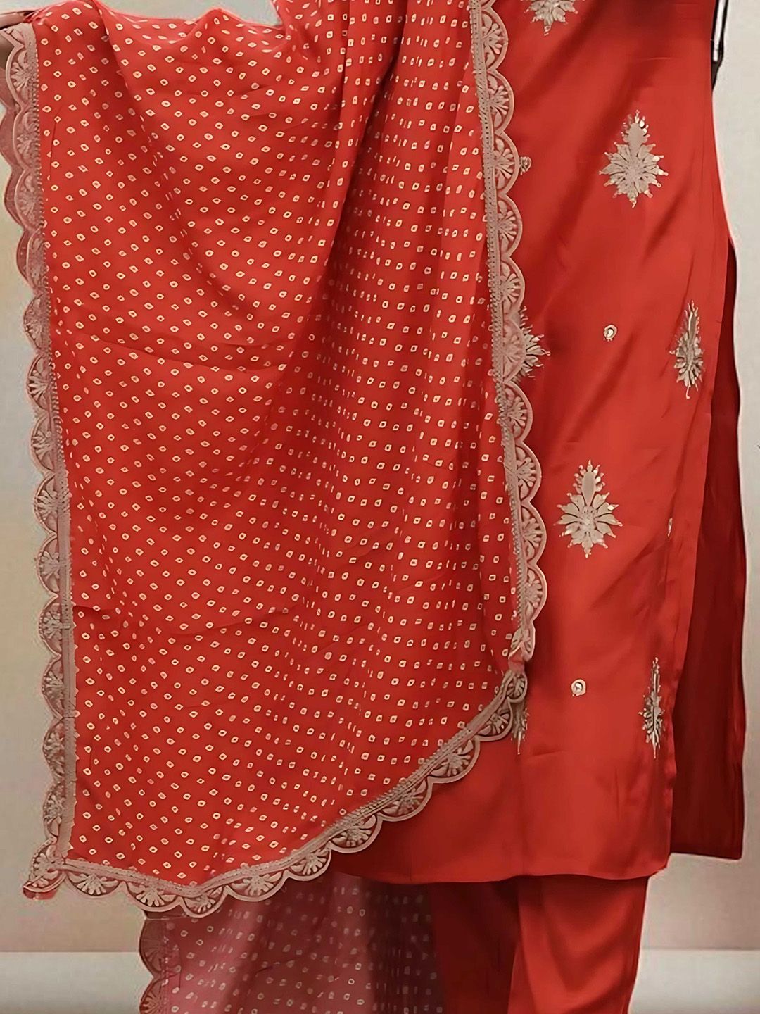 Dhiyona SN Women's Floral Embroidered Kurta with Pyjamas & Dupatta