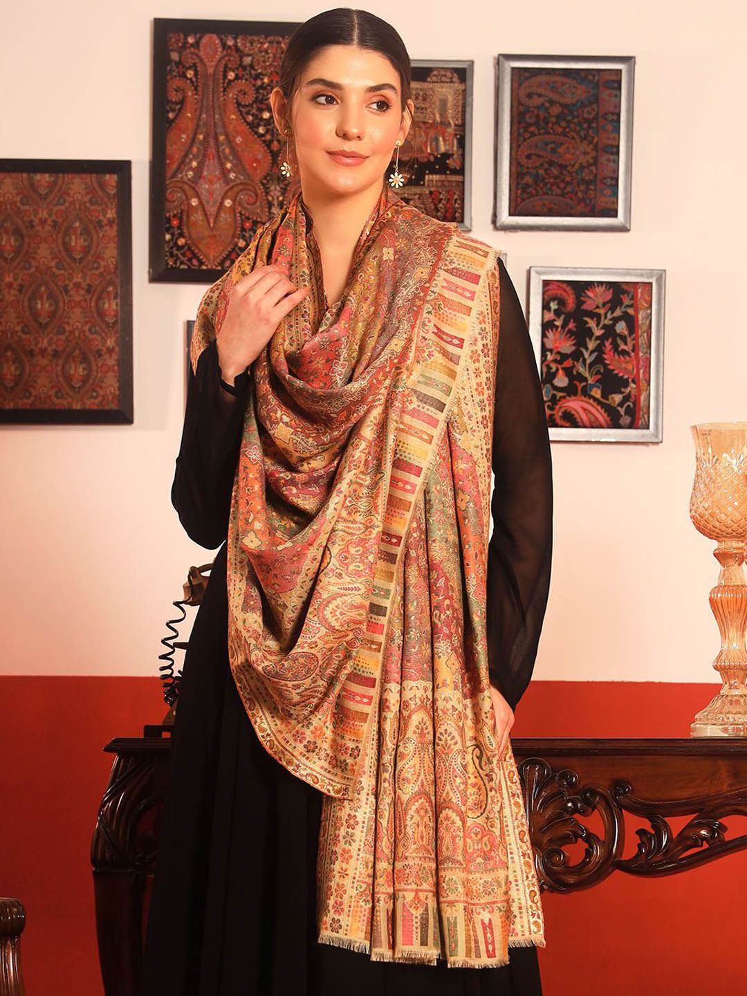 Dhiyona PA Paisley Woven Design Shawl