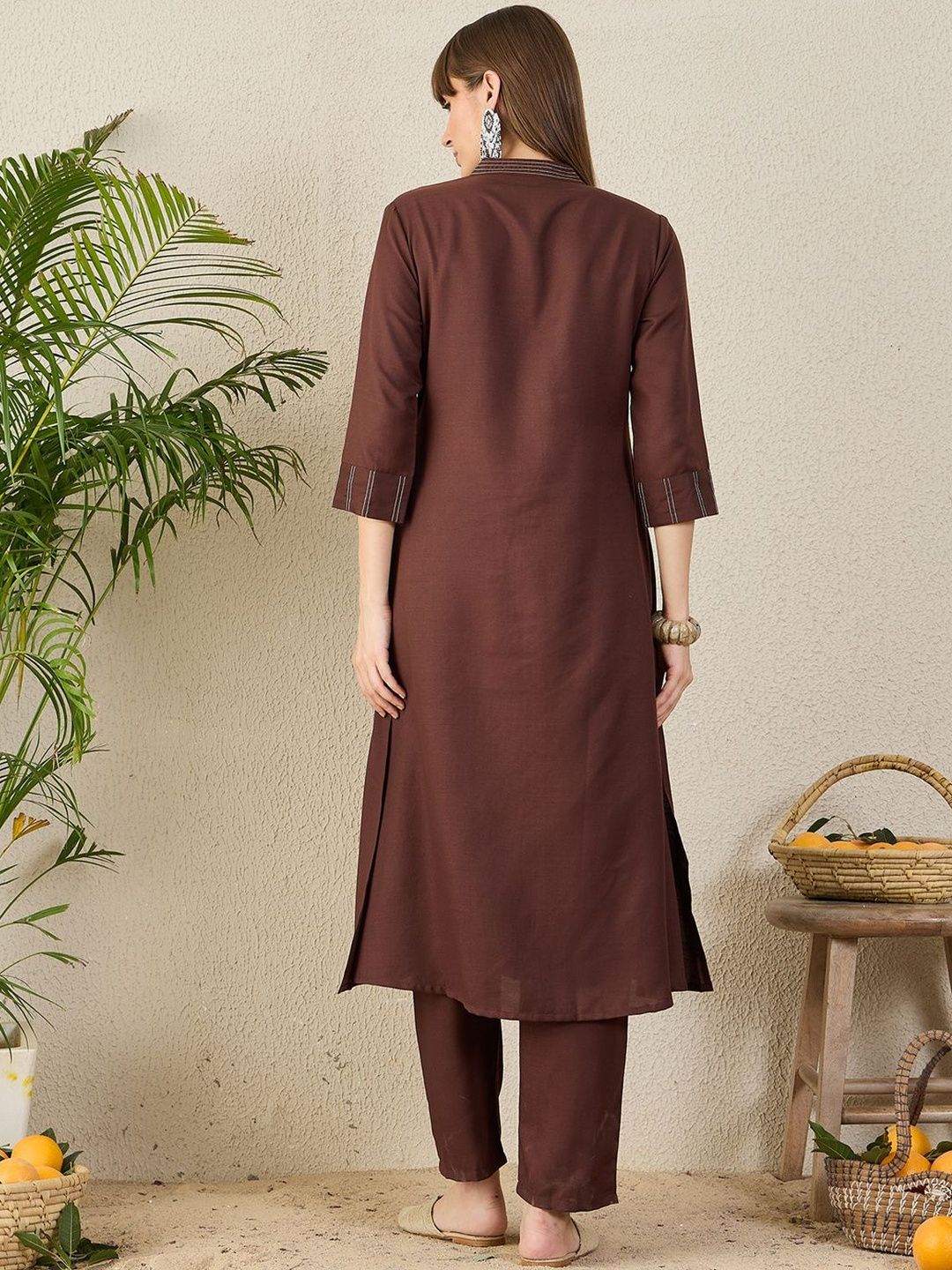 Women Regular A-Line Kurta with Trousers