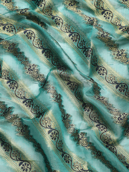 Dhiyona GR Women's Natasha Tiffany Blue Organza Saree