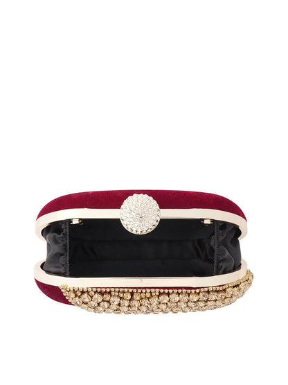 Dhiyona NR Embroidered Box Clutch