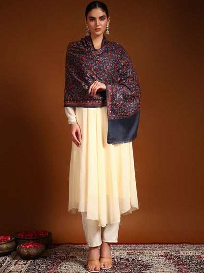 Dhiyona PA Women Ethnic Motifs Embroidered Shawl