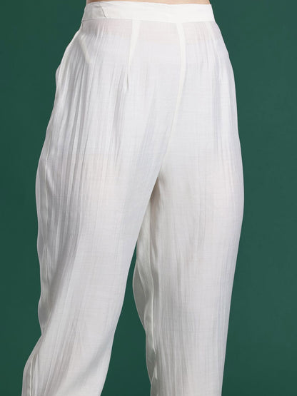 Dhiyona IE Embroidered Top With Trousers Co-Ords