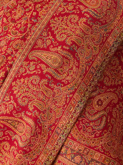 Dhiyona PA Floral Woven Design Jalwaa Jamawar Shawl