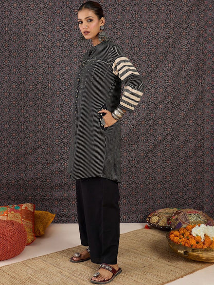 Women Printed Regular Pure Cotton Kurta with Trousers