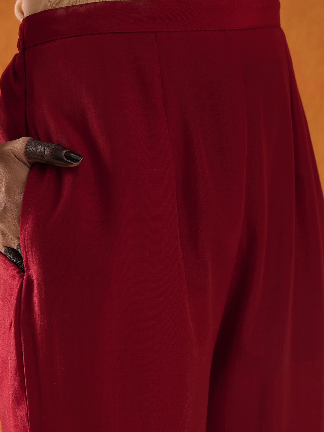 Dhiyona IE Ethnic Motifs Embroidered Thread Work Straight Kurta With Trousers & Dupatta