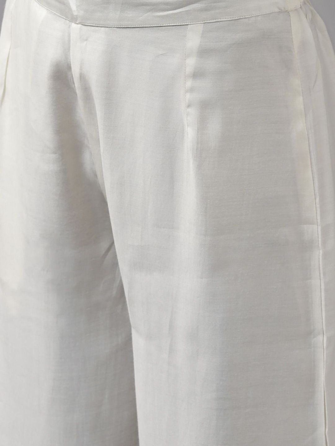 Ethnic Motifs Embroidered Regular Mirror Work Kurta With Palazzo And Dupatta