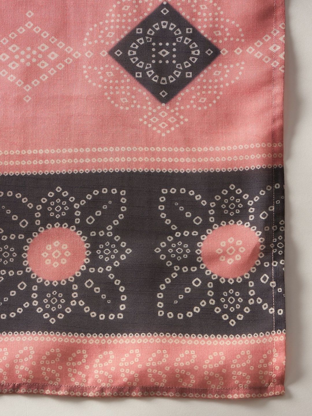 Women Leheriya Printed Regular Sequinned Kurta with Trousers & With Dupatta