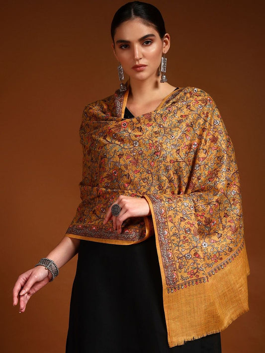 Dhiyona PA Women Floral Embroidered Shawl