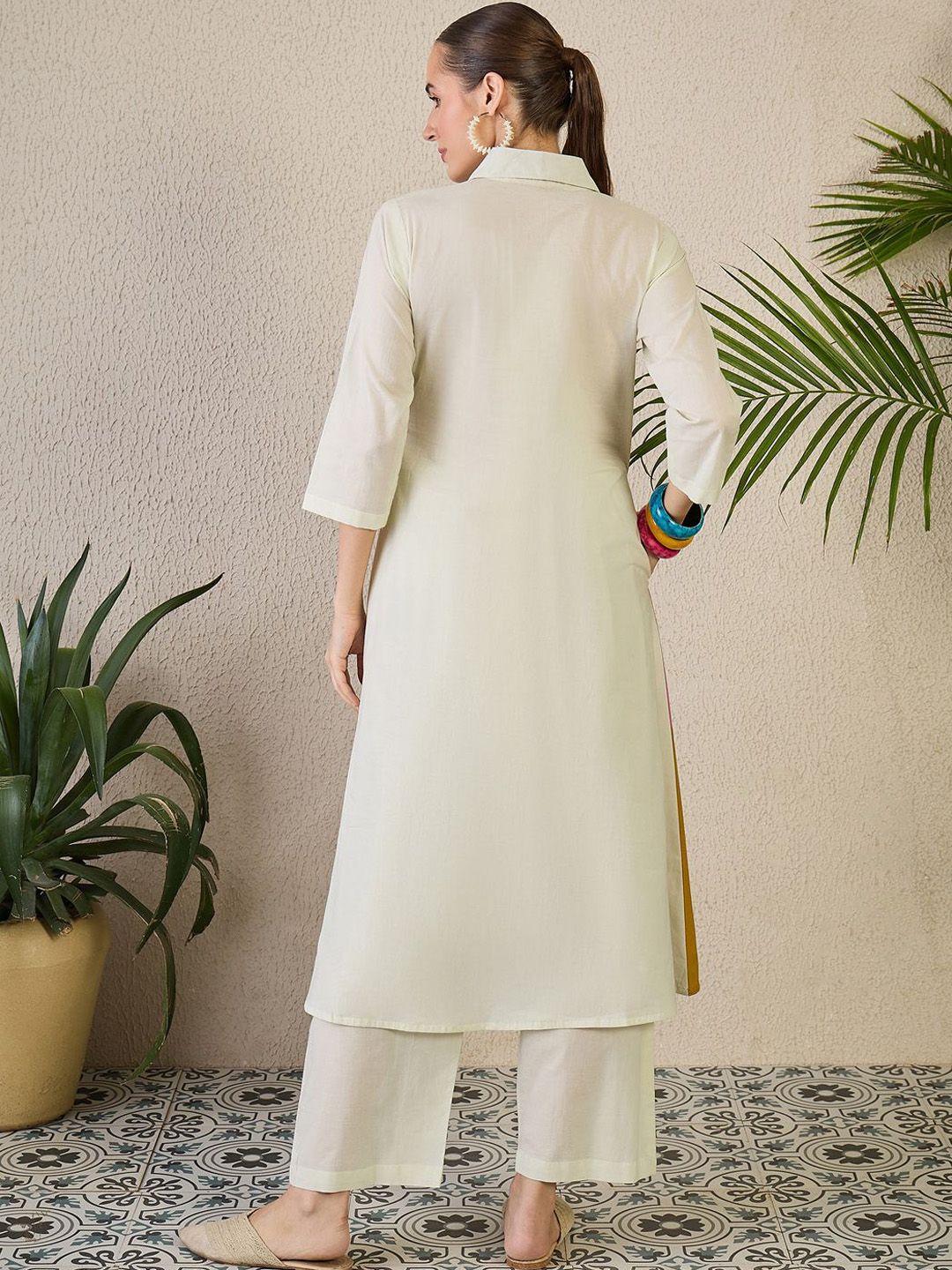 Dhiyona IE INDO ERA Women Printed Tunic with Trousers