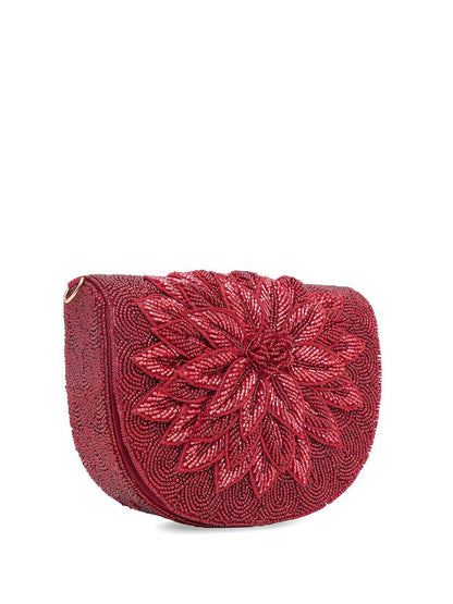 Dhiyona NR Embroidered Foldover Clutch