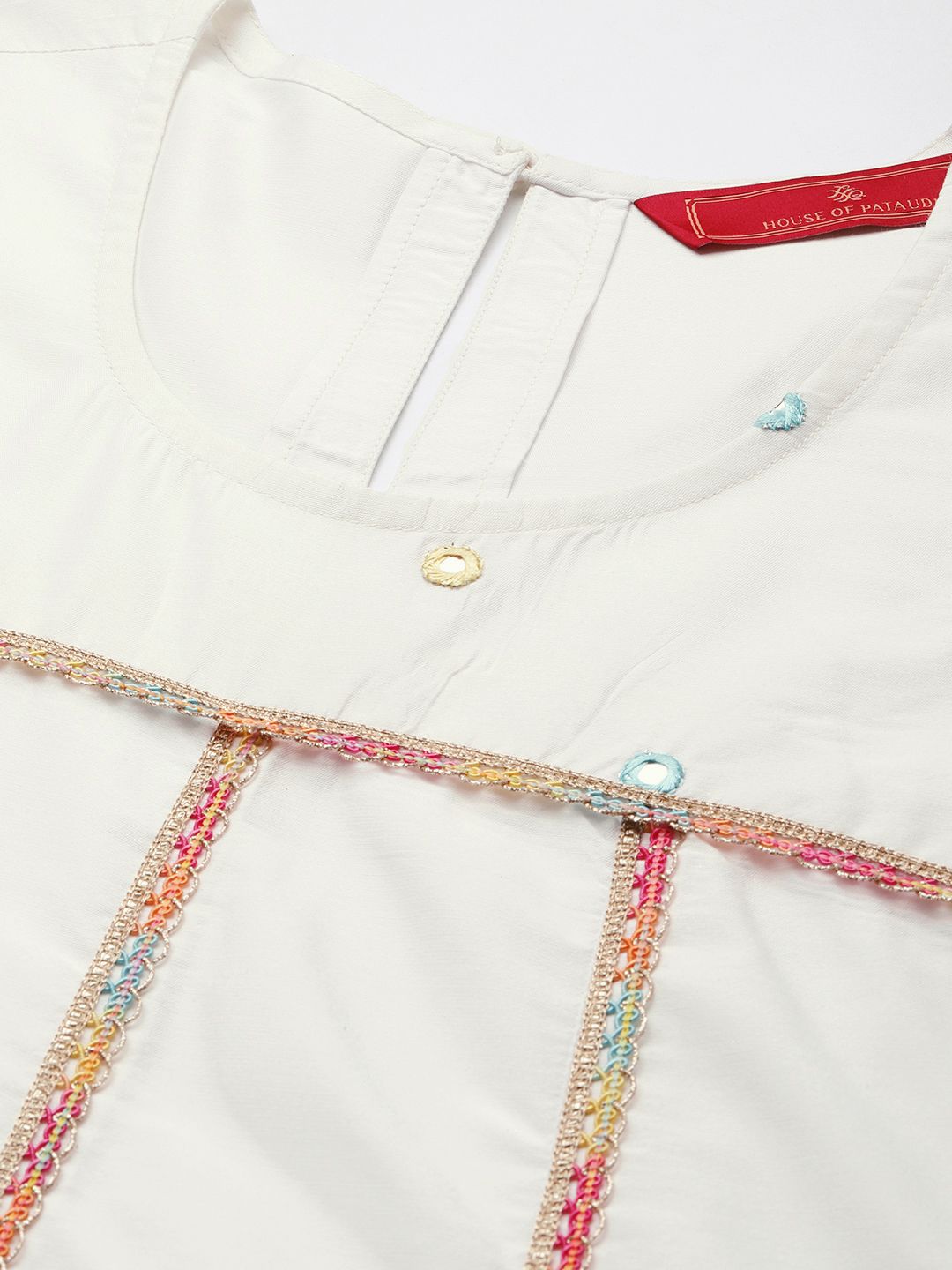 Dhiyona PD Women Jashn Empire Gotta Patti Kurta with Salwar & Dupatta